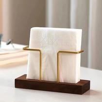 Napkin holder solid wood napkin holder bed and breakfast hotel coffee shop restaurant napkin holder vertical paper napkin holder