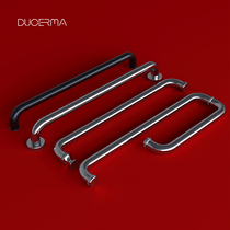 Minimalist 304# stainless steel bathroom handle dishwasher shower sliding door handle towel rack paper safety armrest