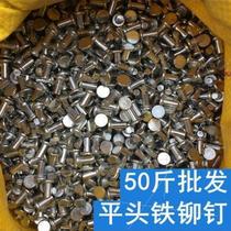 Flat head iron rivets Solid rivets Galvanized iron rivets Air duct ventilation iron rivets