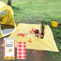 Picnic mat disposable childrens outdoor moisture-proof waterproof portable picnic camp spring outing beach tablecloth small