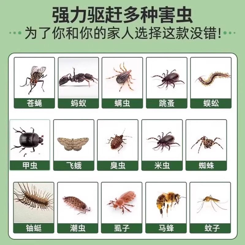 German Insect Repellent Indoor Non-Toxic Cockroach Repellent Magic Tool Household Insect Repellent Fly Killer Pest Control Aromatherapy Insecticide