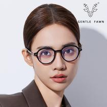 K8040 new retro polygonal anti-blue light flat glasses frame for women trendy TR frame plate feet can be matched with myopic men