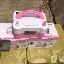 Electric inflator pink white 73005 balloon electric inflator balloon inflator