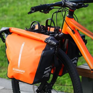 山地旅行自行车减震前叉安装w货架驮包架挂包衣架318川藏线长途骑