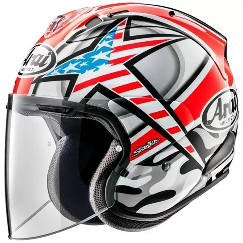 Arai VZ-RAM трехчетвертная мотоциклетная каска Япония Дракон/Большой глаз/ Jin Shi//Zhongshang Guijing SRC полусфера