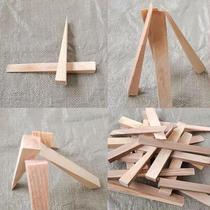 Cork cap oak stopper bottle stopper triangle hardwood wedge racewood door and window installation wood needle wood peg slide rail pad