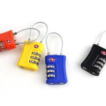 Overseas customs lock tsa password lock trolley luggage suitcase anti-theft lock checked customs clearance suitcase padlock head