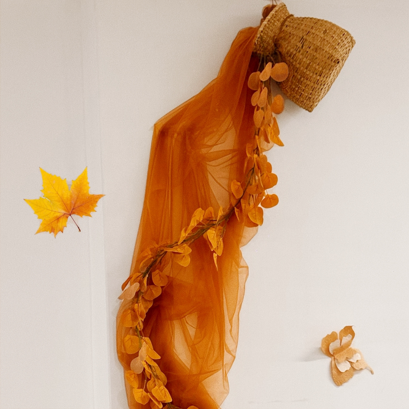 Kindergarten Autumn Environment Creation Yellow and Orange Gauze Net Autumn Plant Corner Natural Area Corner Atmosphere Decoration Arrangement Kindergarten Autumn Environment Creation Yellow and Orange Gauze Net Autumn Plant Corner Natural Area Corner Atmosphere Decoration Arrangement