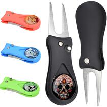 New golf cartoon green fork green repair fork GOLF club universal fairway repair fork can be customized