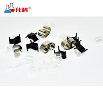 Huake Metallographic Sectioning Clamp Round Butterfly-Shaped Sample Clamp Hot Mounting Clamp G302 Triangular Clamp - White 100