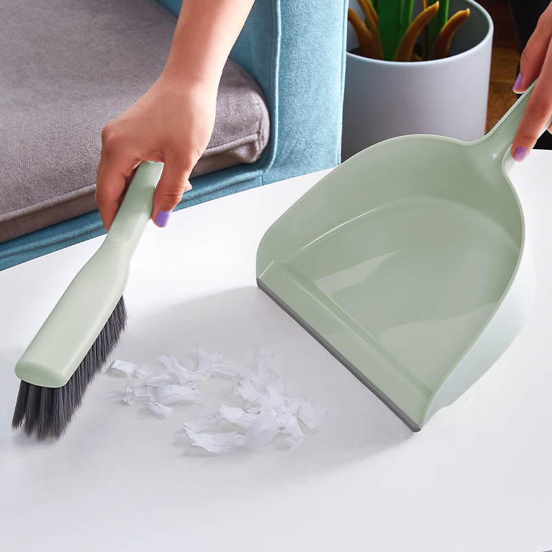 Small Broom Dustpan Set Household Desktop Kidsren's Plastic Garbage Shovel Small Dustpan Mini Small Broom Broom