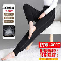 Thermal equipment to go to Mohe Snow Village Northeastern minus 40 degrees cold-proof down pants for women to wear in winter Harbin travel