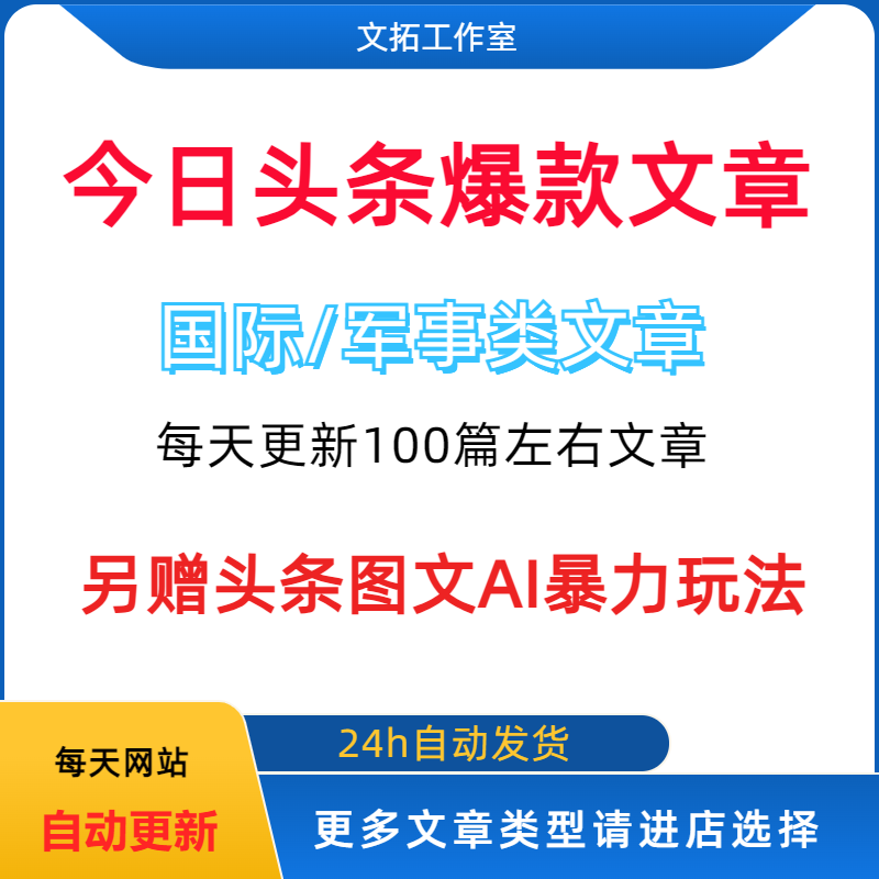 A Software for Selecting Popular International Military Articles and Gathering Content from the Internet, Which Automatically Collects and Repurposes Original Content for Ai Writing