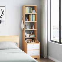 Bedside table storage rack solid wood color simple modern Nordic locker storage bedroom simple bedside small cabinet