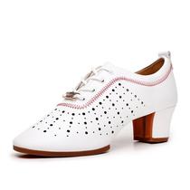 New female teacher Latin dance shoes outdoor dance shoes womens two-point soft-soled body dance shoes