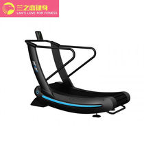 Unpowered commercial treadmill gym studio large track curved magnetically controlled adjustable resistance fitness equipment