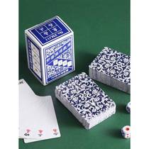 Xinjiang Tibetan Paper Mahjong Cards Poker Mahjong Cards Home Portable Mini Thickened Wear-Resistant Mahjong Cards