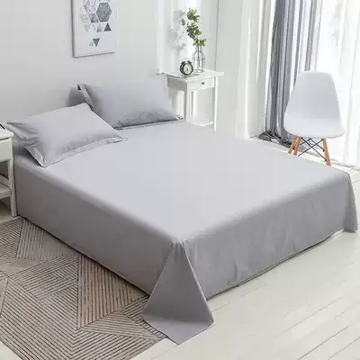 Cotton sheet single piece thick solid color single student dormitory cotton double Norse simple cotton quilt single quilt cover