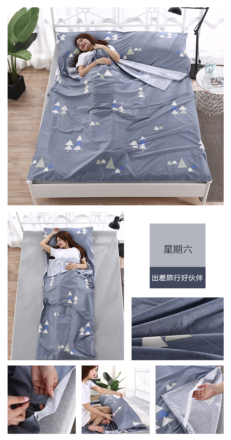 Yihuang cotton du lịch túi ngủ kinh doanh du lịch xách tay cotton túi ngủ khách sạn khách sạn bẩn duy nhất đôi túi ngủ