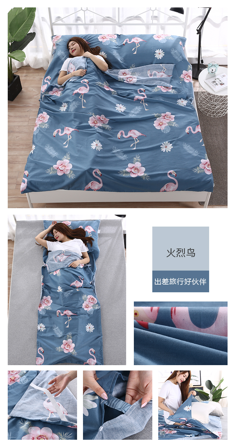 Yihuang cotton du lịch túi ngủ kinh doanh du lịch xách tay cotton túi ngủ khách sạn khách sạn bẩn duy nhất đôi túi ngủ