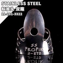American handmade stainless steel folk acoustic guitar fingernails metal right finger ring finger pick