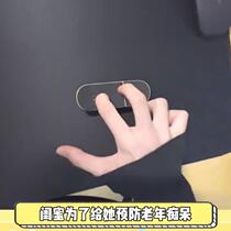 Finger skateboard mini toy alloy bearing five-layer maple professional grade double rocker childrens creative gift ornaments