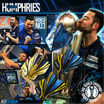 Luke Humphries dart tail blade professional competition training large square accessories RedDragon Red Dragon