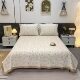 Washed cotton wide edge bed cover single piece, universal for all seasons, 2025 new tatami bed cover, quilted anti-slip bed sheet