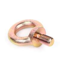 Colored zinc lifting eye screws carbon steel 4-8 grade extended lifting eye screws DIN580 motor lifting color zinc lifting eye screws