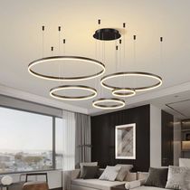 Modern Led Ceiling Chandelier Circular Ring Chandelier Livin