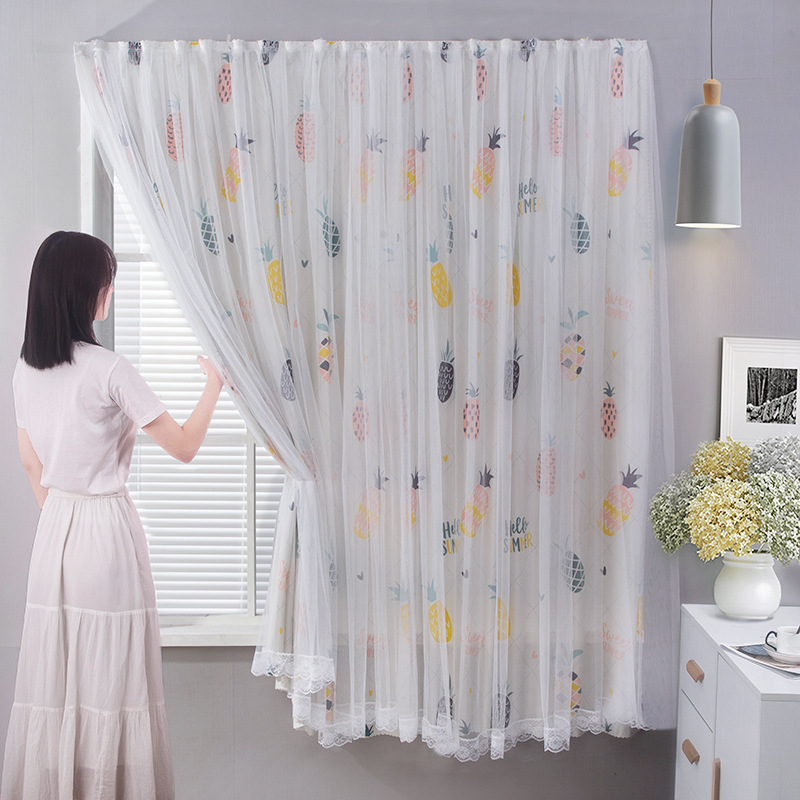 One Piece Free Shipping Velcro Curtains, No Drilling Required, Easy Installation, Adhesive Blackout Fabric for Small Bedroom Windows One Piece Free Shipping Velcro Curtains, No Drilling Required, Easy Installation, Adhesive Blackout Fabric for Small Bedroom Windows