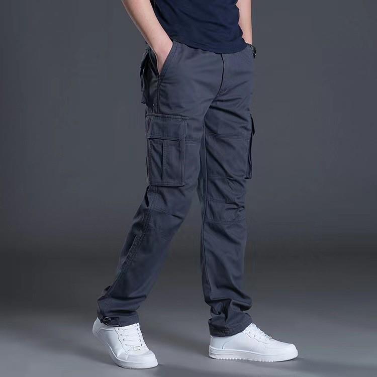 Summer winter Cotton Casual Cargo Pants For Men Trousers man