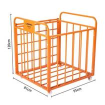 Ball cart kennel foldable and removable iron cage ball universal wheel manufacturer straight finishing durable storage box square tube