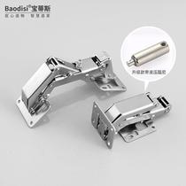 Thickened bridge hinge 3 inches 4 inches frog hinge hydraulic damping pin hinge hinge free opening cabinet surface mounted hinge