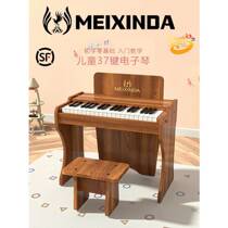 Childrens wooden small piano electronic organ musical instrument toy early education home beginner baby male and female 12456 years old gift