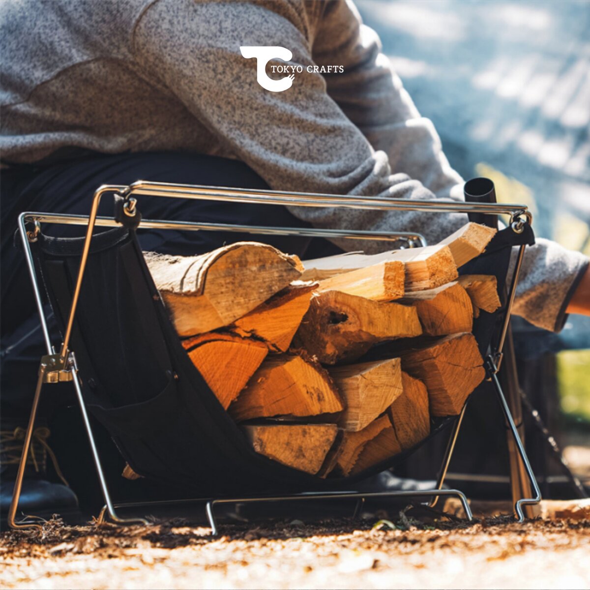 Bonefire Rack Tokyo crafts tc-141 outdoor camping style firewood storage rack: a must ...