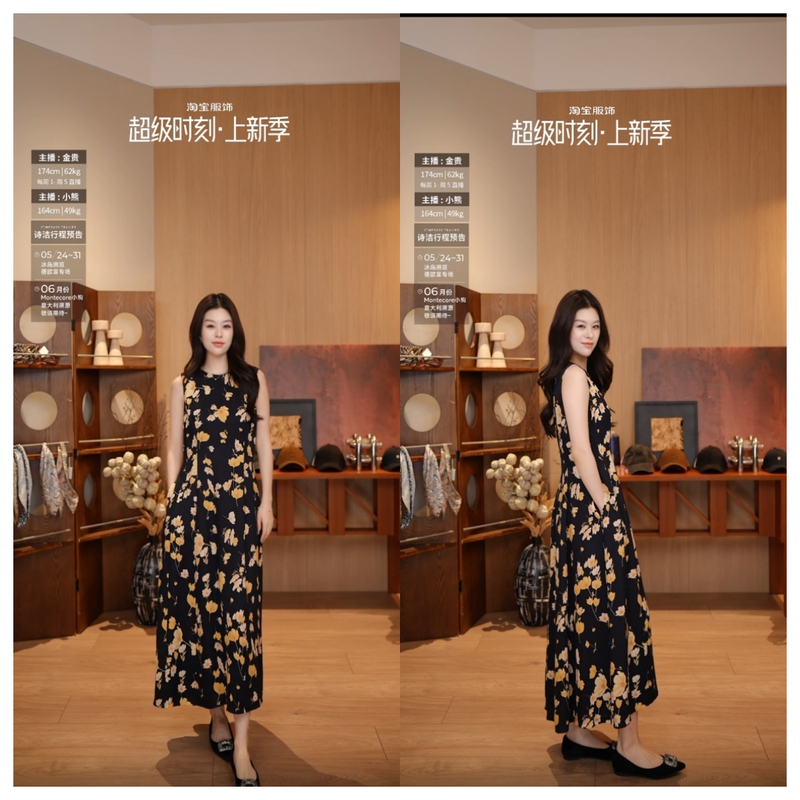 Shijie Sj-Hcdd1Lx10661 Heavyweight "Little Waist" Dress [Try-On Size M, Skirt Length 118]@