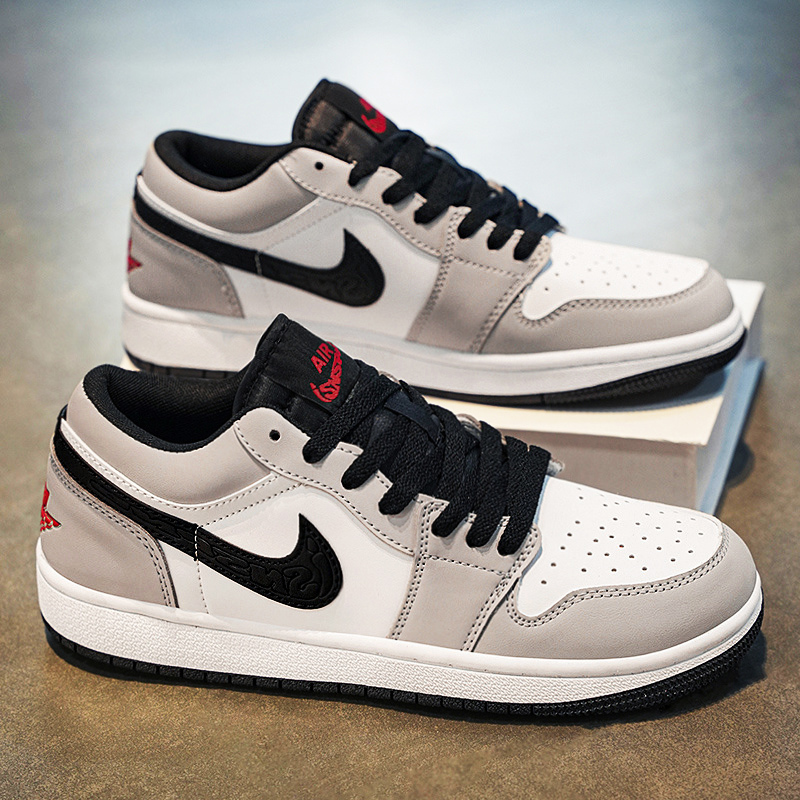 Putian Aj Men's Shoes Smoke Gray Dunk Low-Top Authentic Air Force One Af1 Women's Shoes Aj1 Height-Increasing Student Casual Sneakers Putian Aj Men's Shoes Smoke Gray Dunk Low-Top Authentic Air Force One Af1 Women's Shoes Aj1 Height-Increasing Student Casual Sneakers