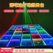 Ground shaking stage manufacturer customized KTV bar disco sound controlled stage LED colorful lighting stage abyss stage