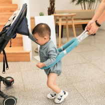 Baby learning to walk with baby learning to walk artifact anti-strangle and anti-fall traction rope dual-purpose U-shaped childrens traction belt