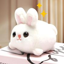 String wagging tail kitten baby doll cute turning bunny simulation backpack doll gift