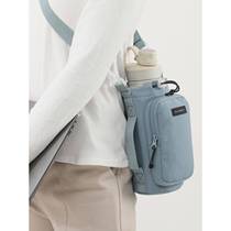 Travel crossbody water bottle bag outdoor portable water bottle mobile phone crossbody bag mens and womens thermos cup cover mineral water hanging bag