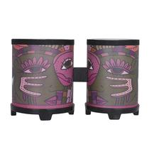 Indian appliqué bongo wooden tambourine orf bongo drummer beat drum djembe instrument