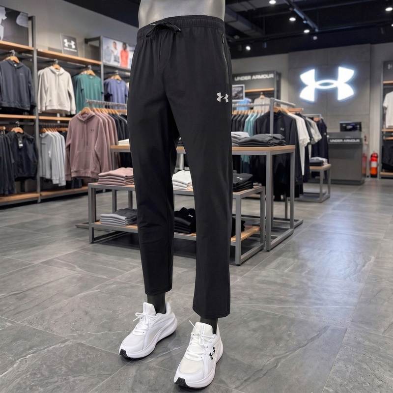 Ua under Armour Sports Pants Men's Summer Quick-Drying Breathable Fitness Loose Basketball Training Ice Silk Elastic Straight Pants Ua under Armour Sports Pants Men's Summer Quick-Drying Breathable Fitness Loose Basketball Training Ice Silk Elastic Straight Pants
