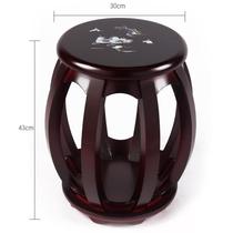 Stool guzheng round stool guzheng stool solid wood guzheng round stool plain style printed style guzheng stool strong and durable