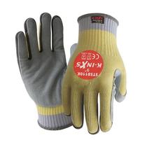 Sailite Safety ST58110K High Temperature Resistant Cutting Protective Gloves Cow Second Layer Laminated Tiger Mouth Reinforced Yellow
