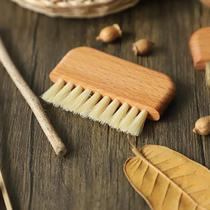 New pig hair nail brush small brush for gap cleaning wooden cleaning brush small stain removal brush Nail br