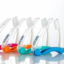 New durable and portable travel folding toothbrush soft bristles dustproof with cover compact oral carry home use