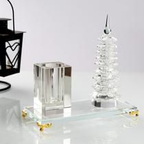 Crystal Wenchang Tower Pen Holder Decoration Nine-story Desk Decoration Crafts Decoration