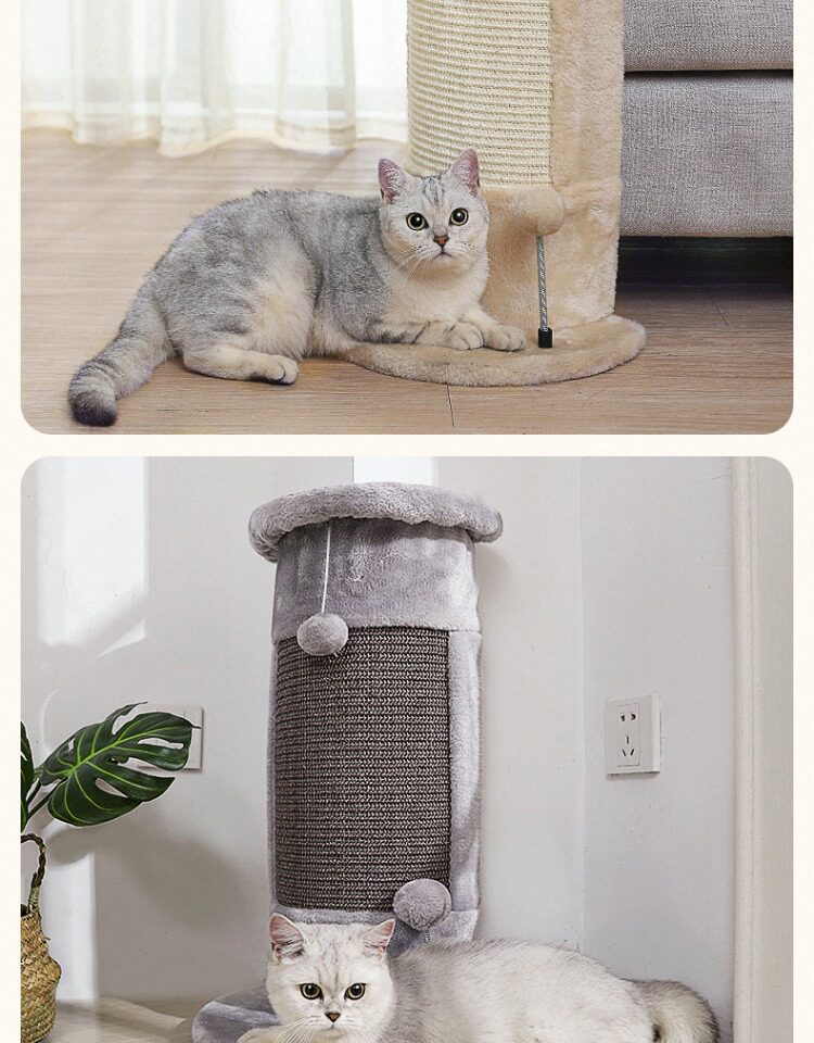 кошко-комплекс 猫爬架子剑麻猫爬架猫窝猫树一体墙壁式猫抓架转角抓柱小型猫抓树
